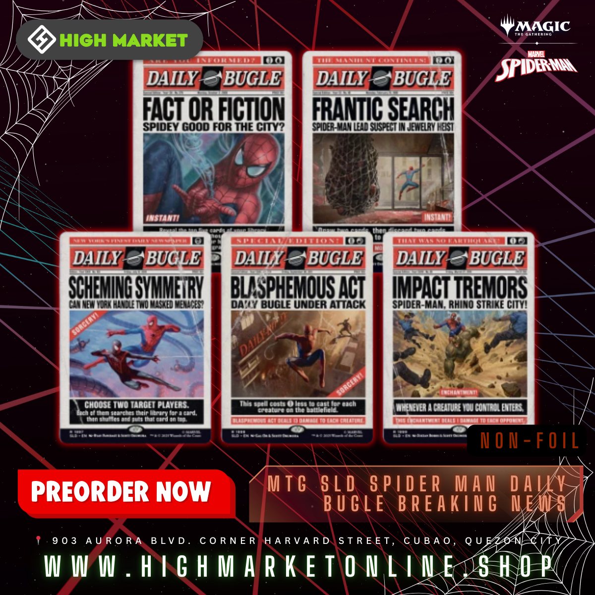 ?️ Swing into action with Spider-Man! ?️ The MTG Secret Lair 