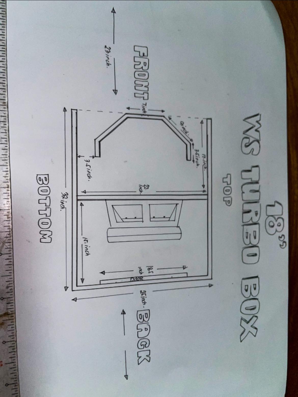 Gio - Yan na po sukat ng WS Turbo box 18” ni boss Richard Borres | Facebook