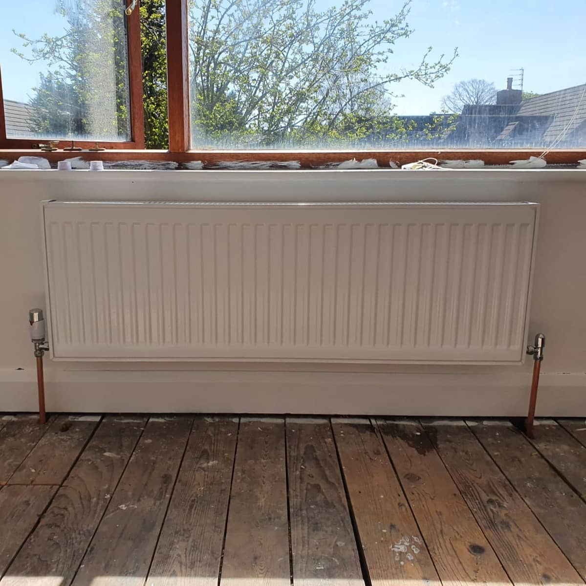 Two new radiators fitted for a customer... - Boss Boilers Ltd
