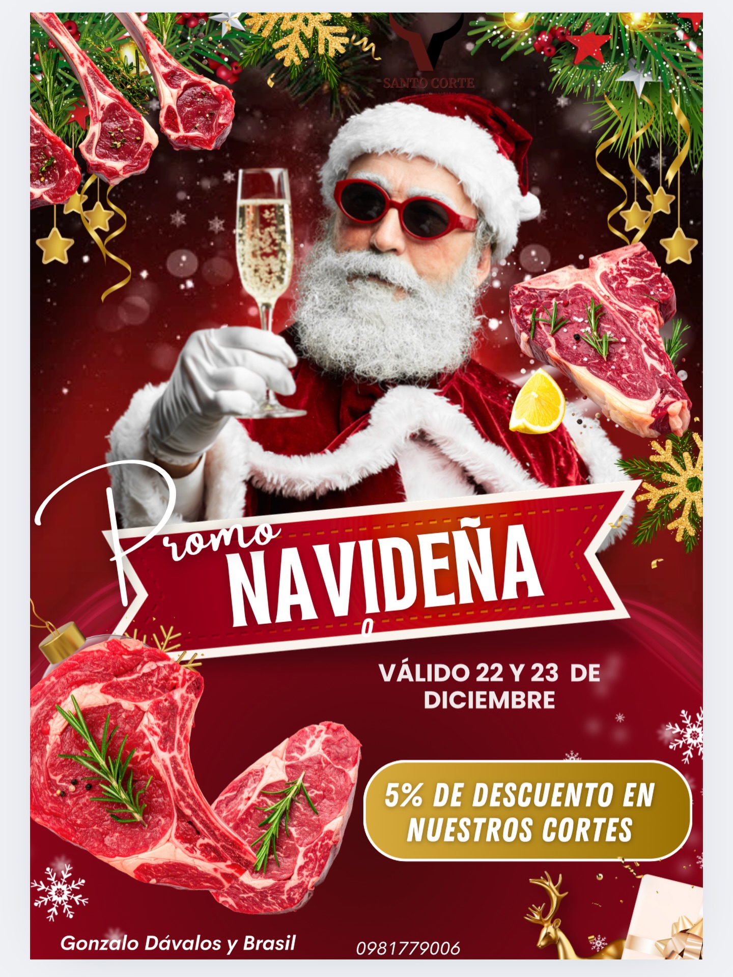 Santo - 🎄🔥 ¡SUPER PROMO NAVIDEÑA! 🔥🎄 En Santo Corte, By Butchery ...