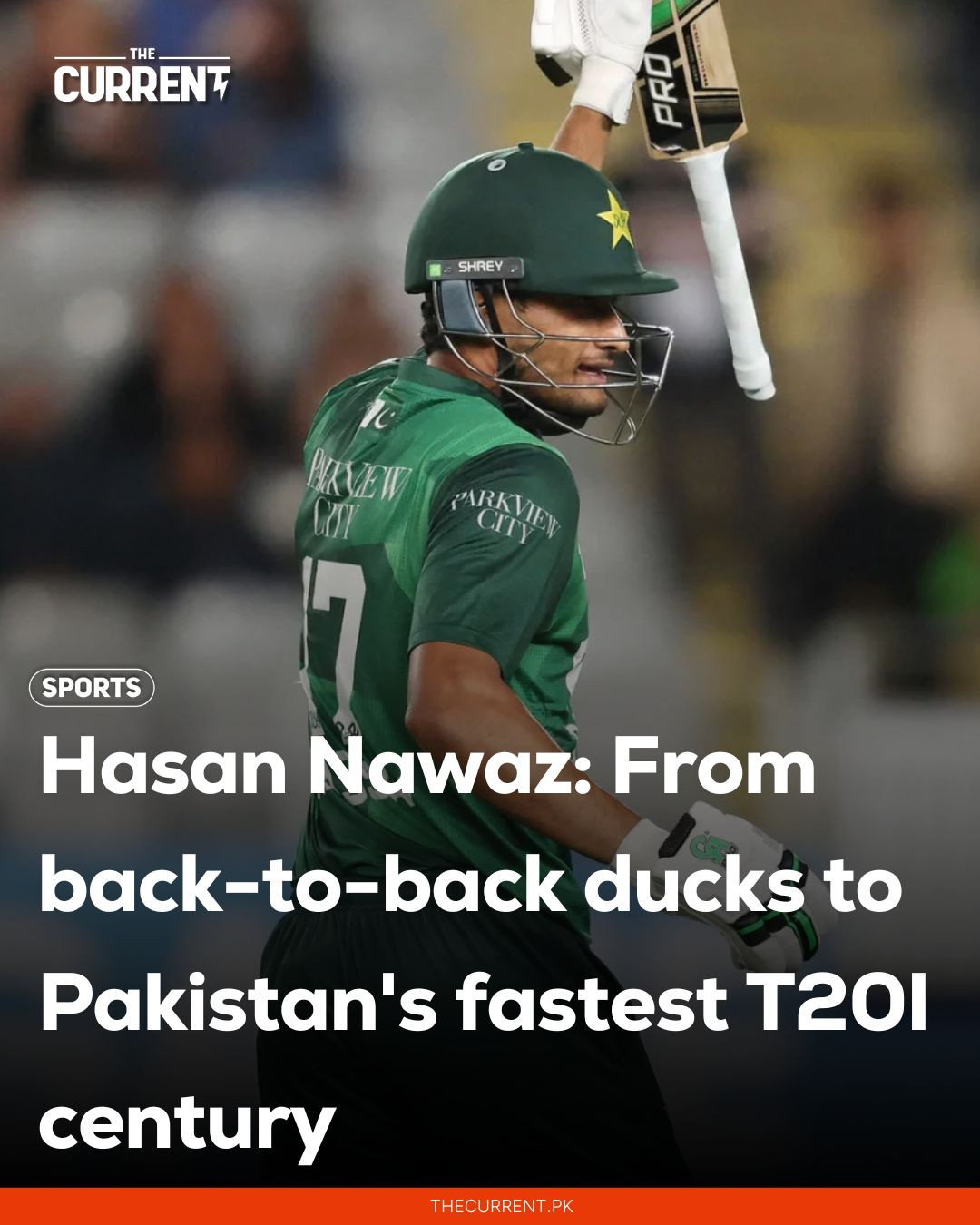 The Current - Pakistan Hasan Nawaz has made headlines after scoring the ...