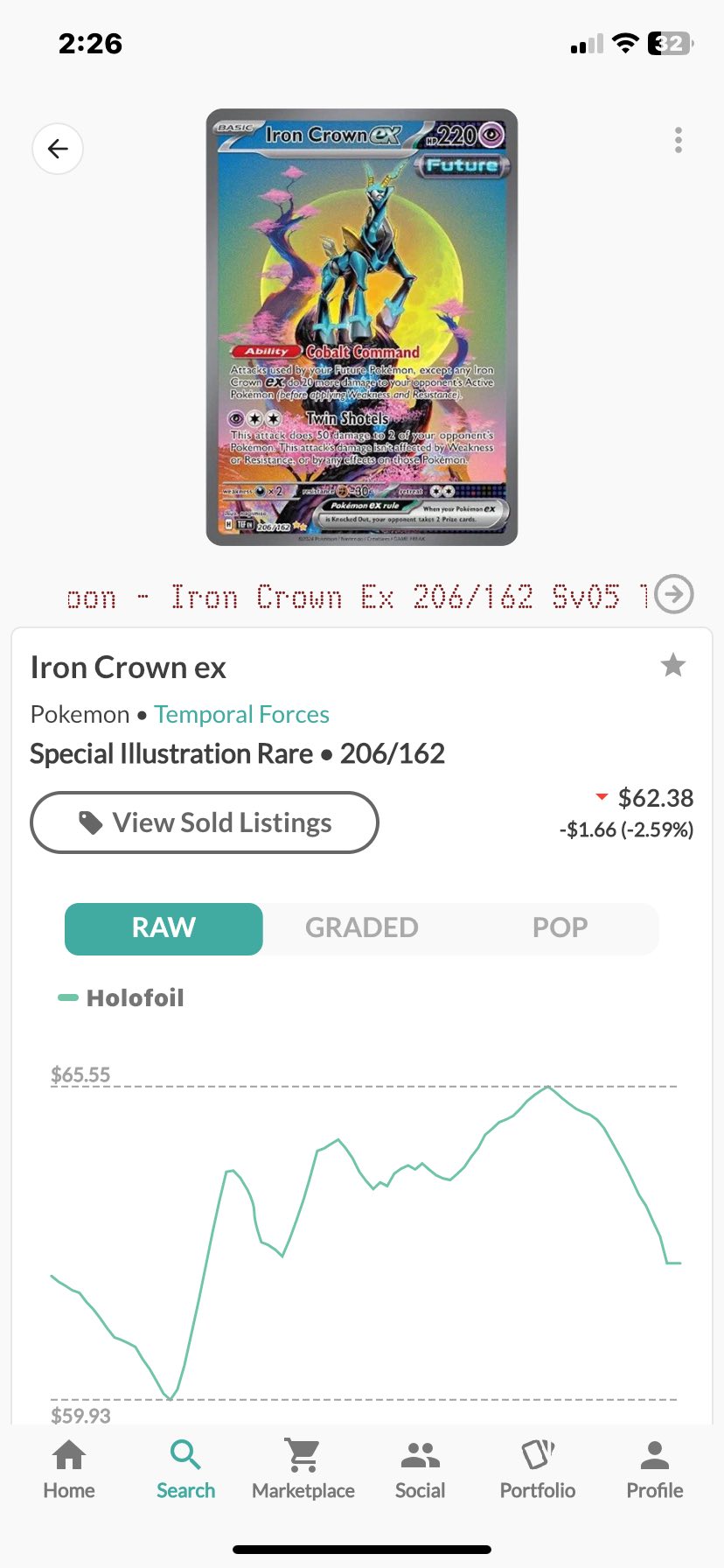 pokemon cards ebay Pokemon Scarlet & Violet Base Set Double Rare Miraidon ex SV1 [Oversized]