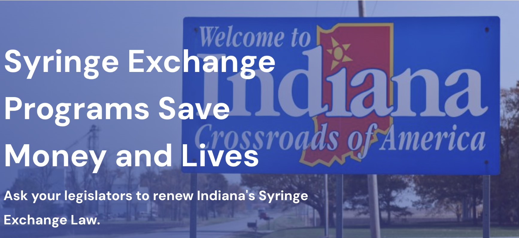 HIV - 🚨 ACTION ALERT! Renewing Indiana's syringe exchange program is a ...