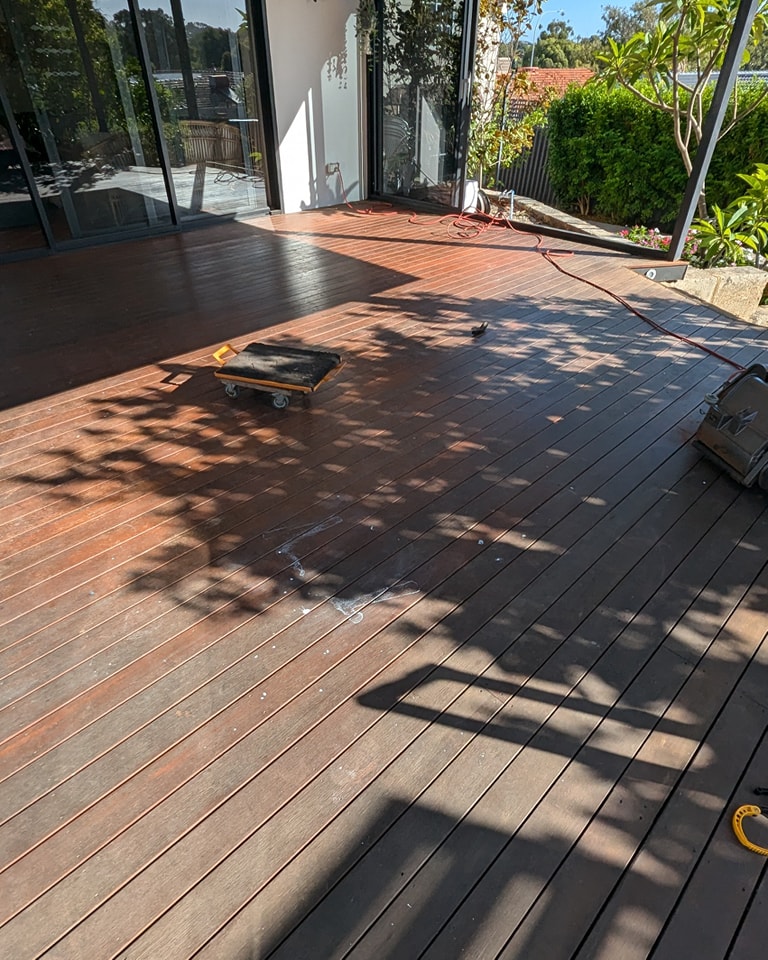 West deck timber... - West deck timber restoration