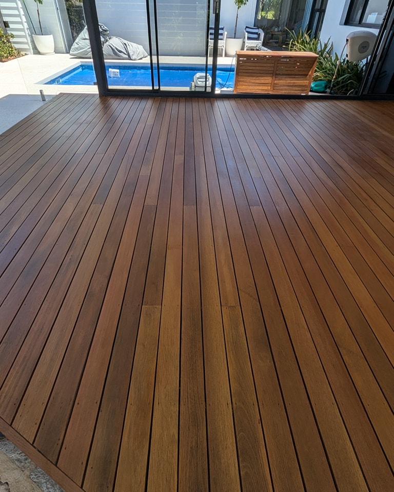 West deck timber... - West deck timber restoration