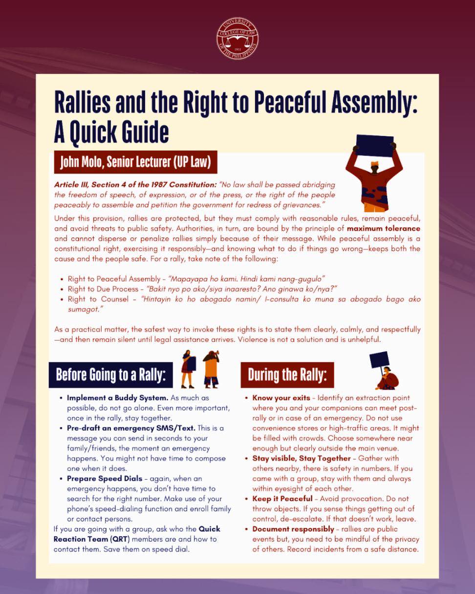 KNOW YOUR RIGHTS As... - University of the Philippines Cebu | Facebook