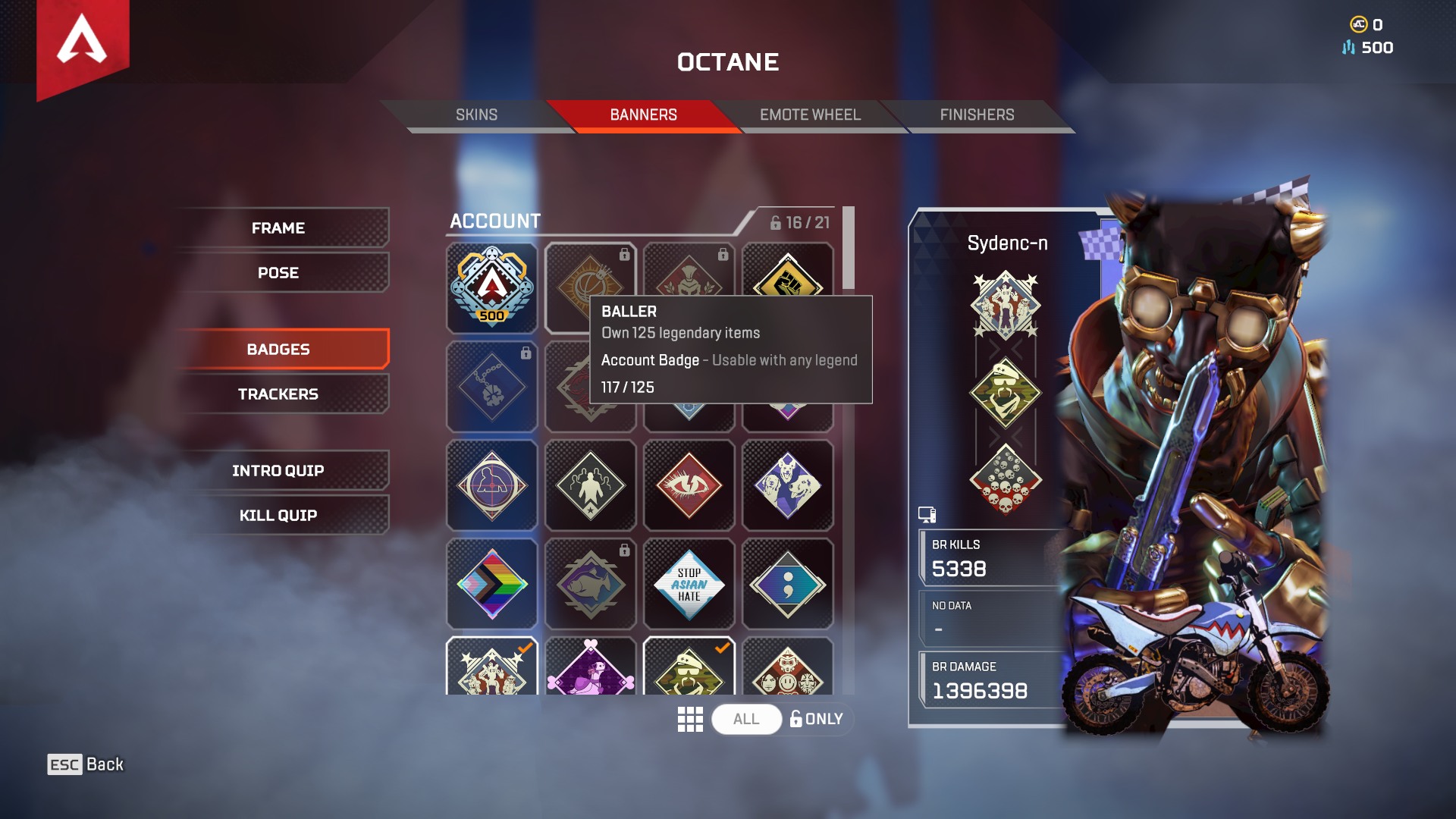 (🔥 ราคา ออกแล้ว 🔥 ) ไอดี มีด Octane ทองแรร์ 117 ชิ้น Main Octane ...