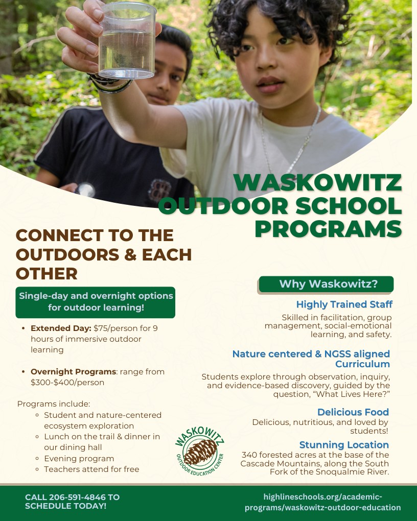 Waskowitz Outdoor Education Center | North Bend WA