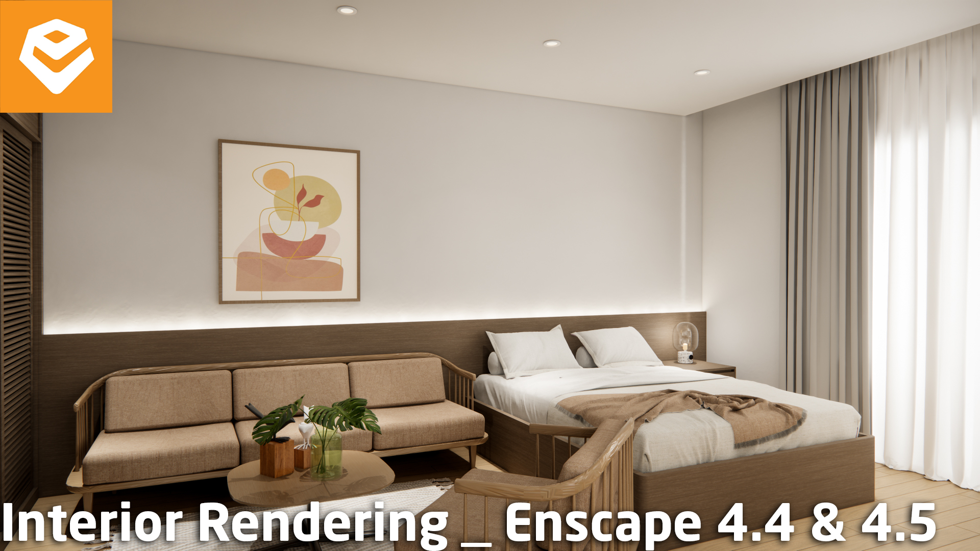 AID - Enscape 4.5 For SketchUp | Completed Realistic Interior Rendering ...