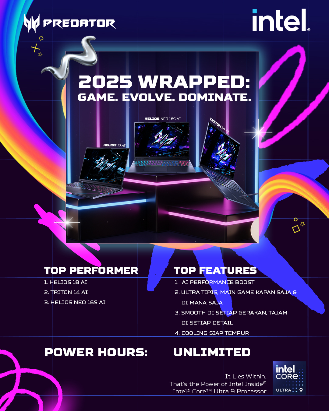 Predator Gaming - 2025, kita tutup dengan performa tanpa... | Facebook