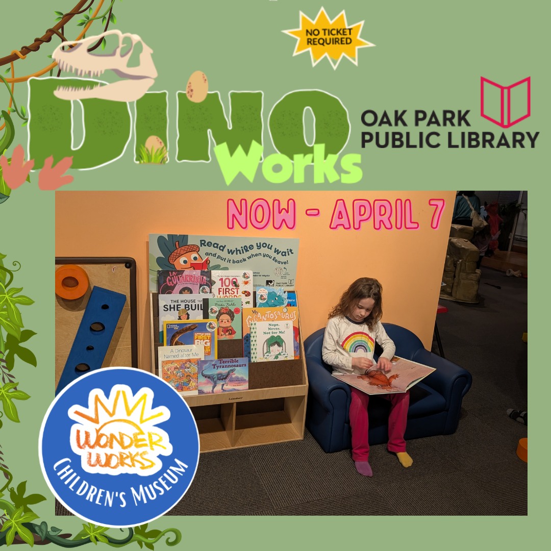 Wonder - Stomp, chomp, and read! The Oak Park Public Library Pop-Up ...