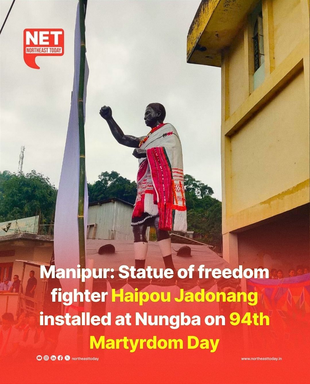 Northeast Today - #Manipur | A statue of legendary Naga... | Facebook
