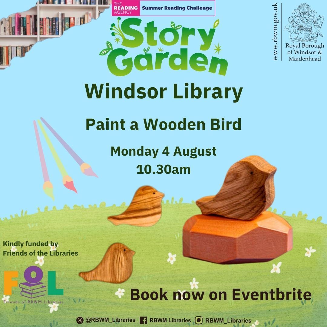 RBWM Libraries - Our wooden birds need some colour ... | Facebook