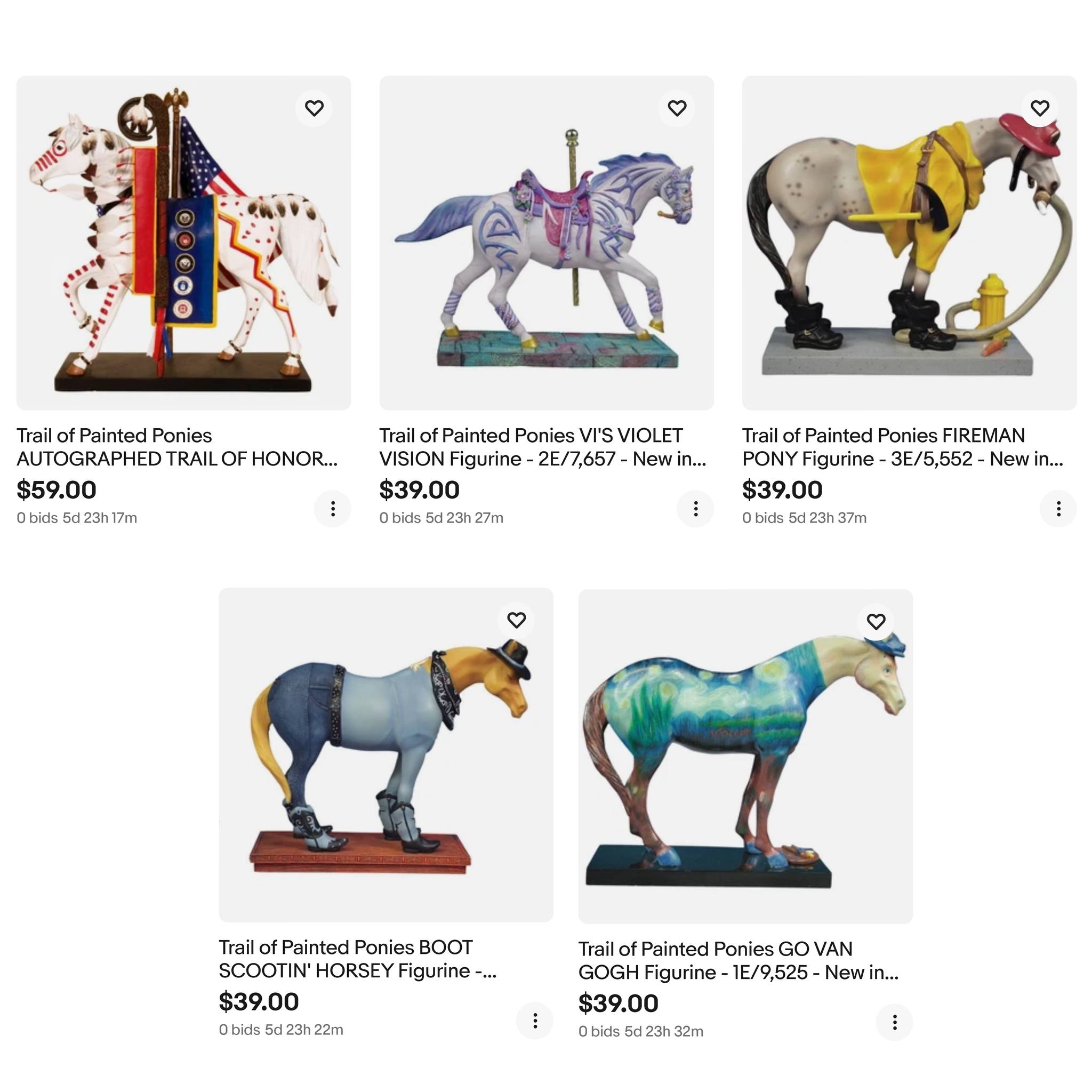 New Trail of Painted Ponies winter 2022 figurines available