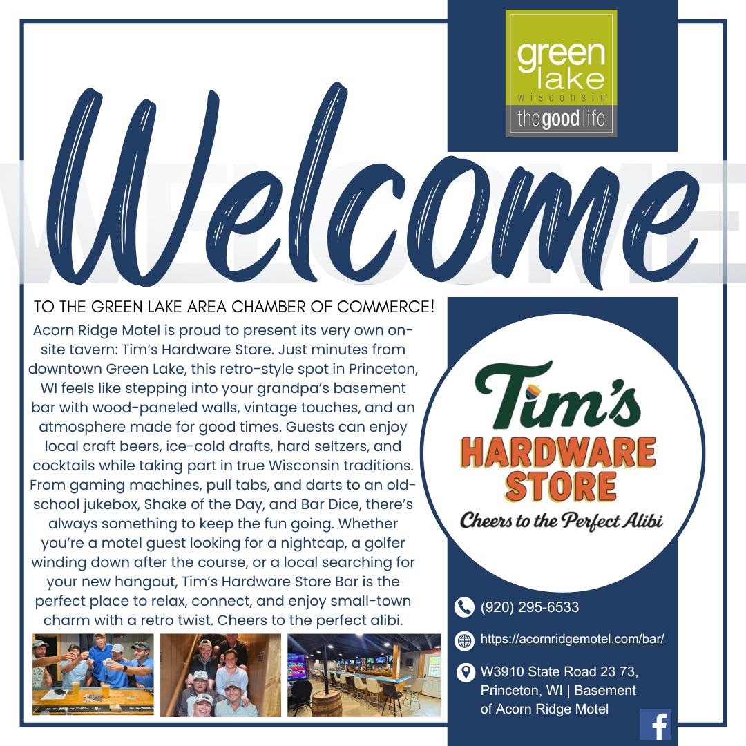 Green Lake - Welcome Tim's Hardware Store to the Green... | Facebook
