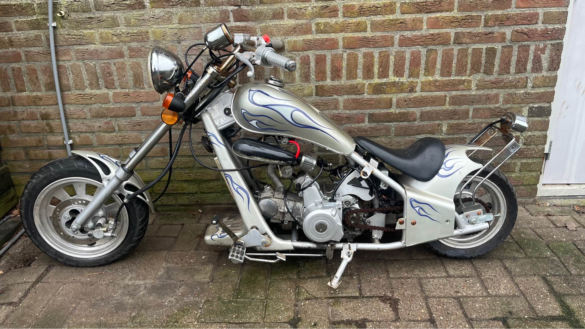Mini Chopper. stoer project. loopt en rijdt - Motorcycles & Scooters ...