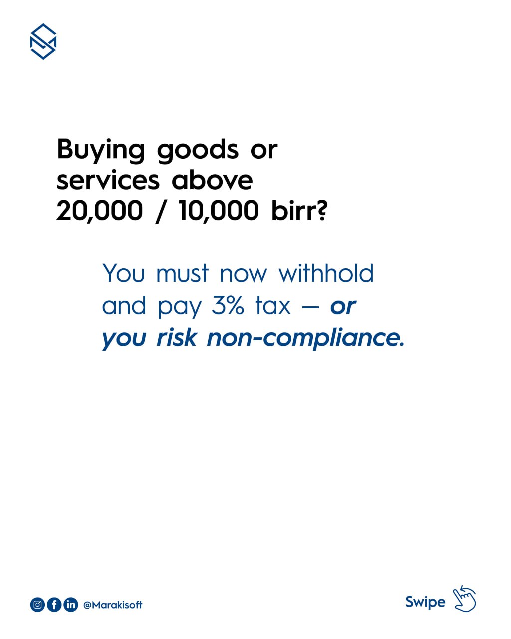 📣 Ethiopia’s new tax... - Marakisoft Technologies Pvt Ltd Co. | Facebook