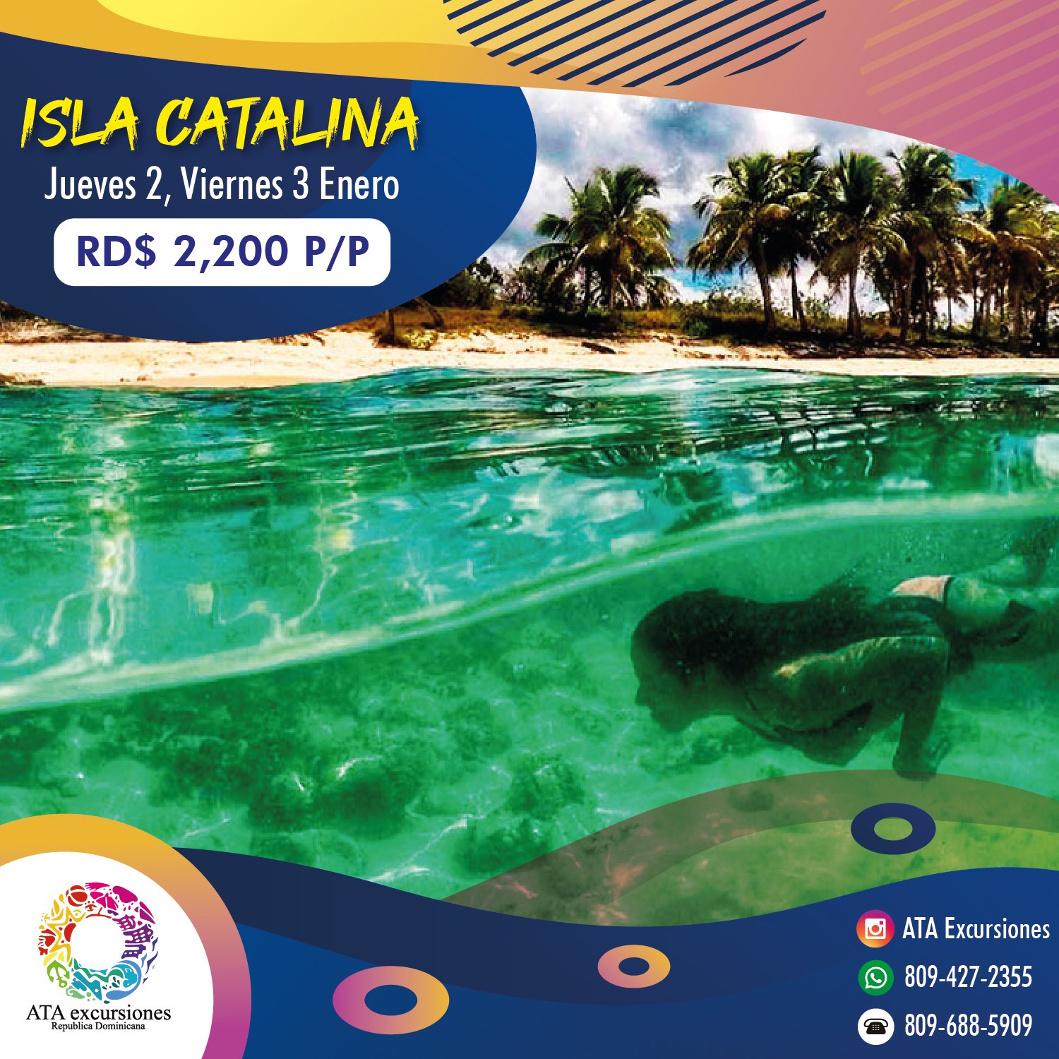 ISLA CATALINA RD$... - ATA Excursiones Republica Dominicana