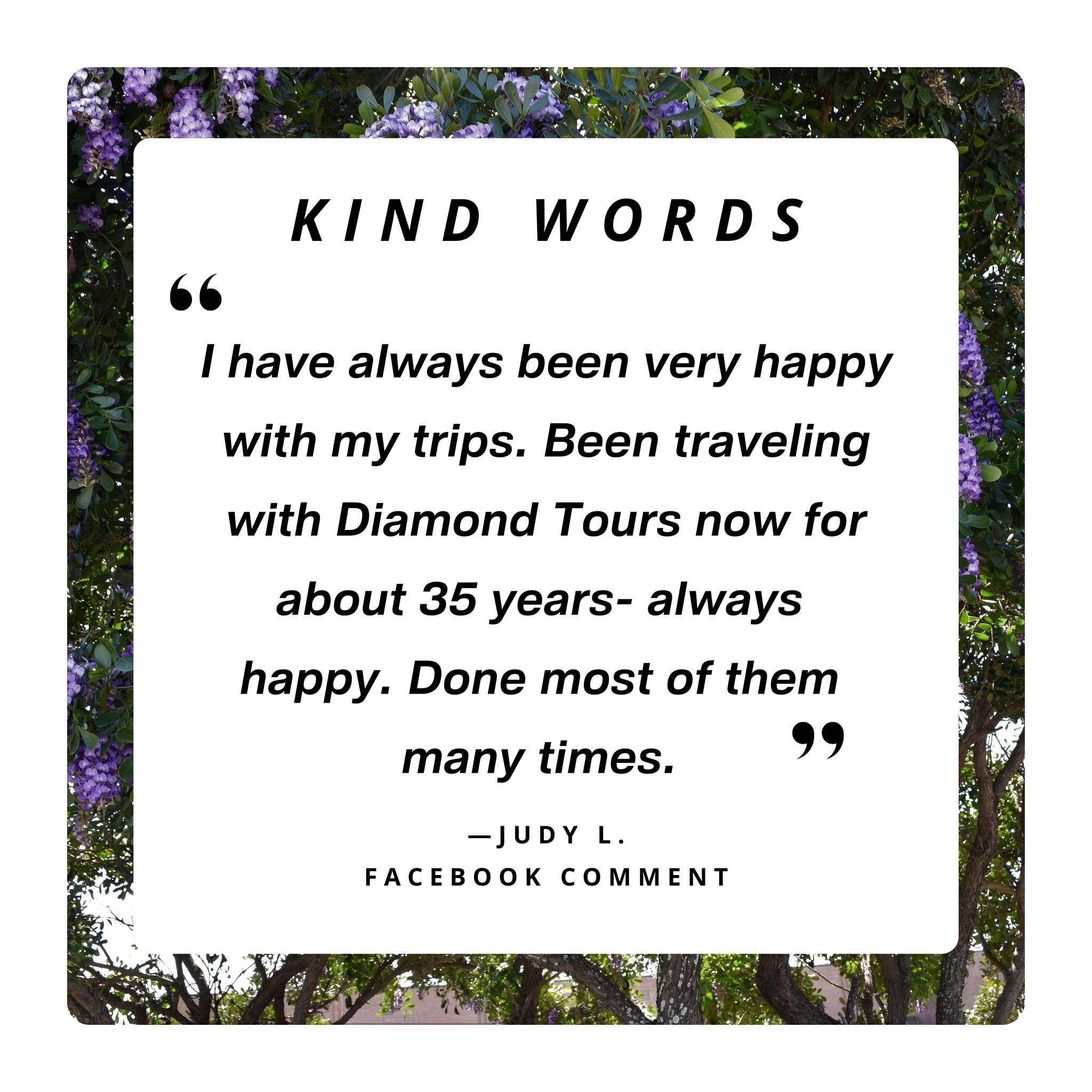 Diamond - 35 Years of Trust and Adventure! 🌟🌟🌟🌟🌟 We're honored to have ...