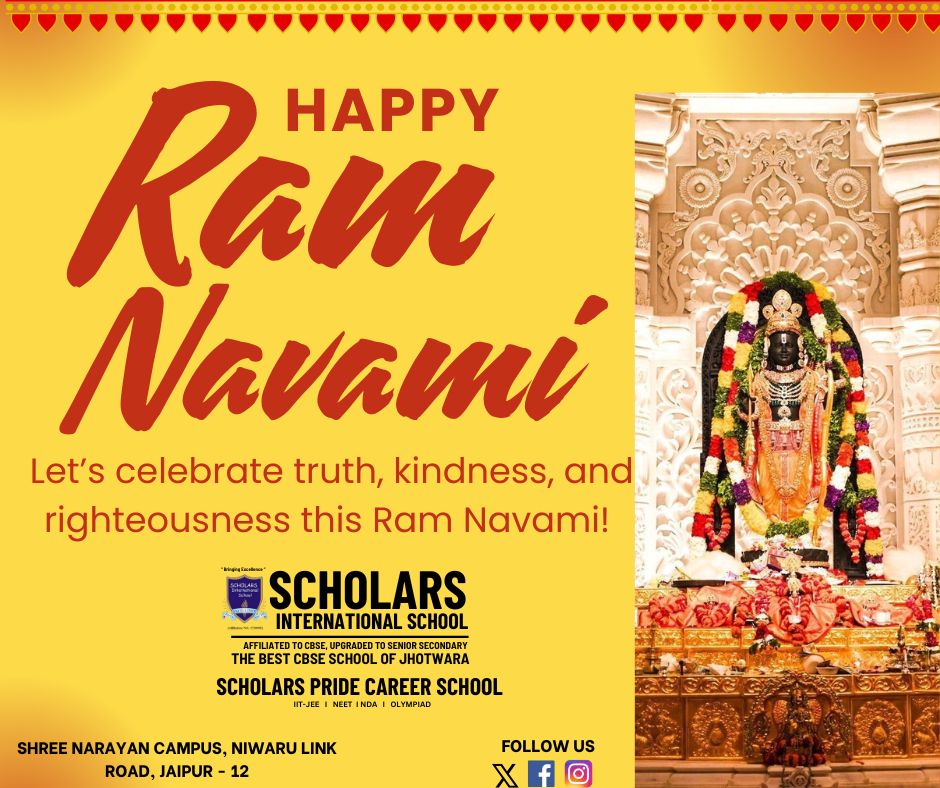 Scholars - 🌸 Happy Ram Navami! 🌸 May Lord Ram bless you with peace ...