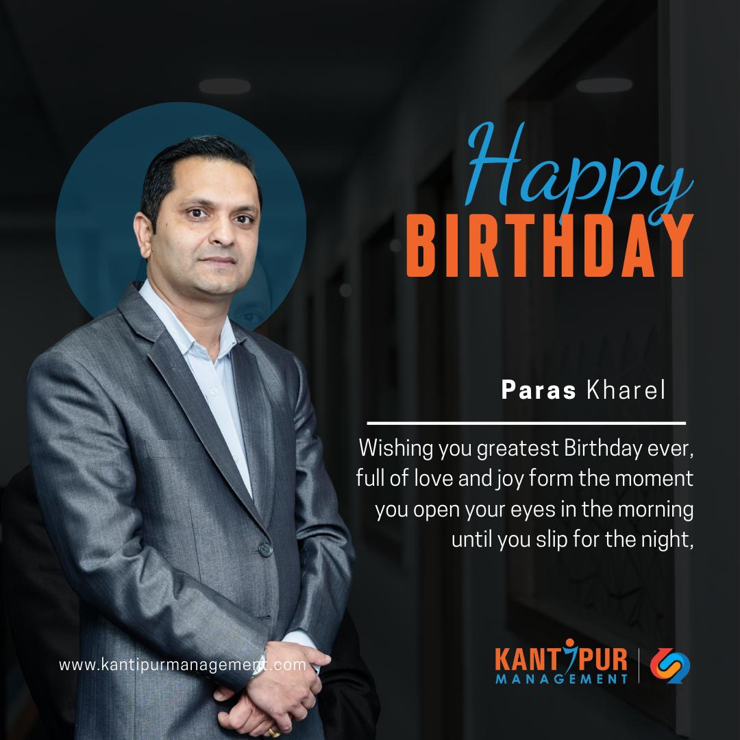 Kantipur - 🎉 Happy Birthday to Our Respected Managing Director! 🎉 On ...