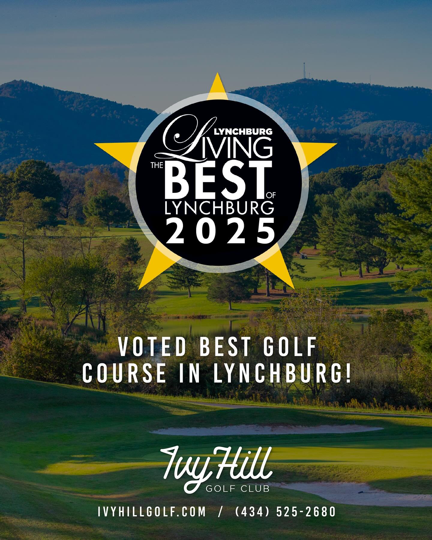 Ivy - Thank You, Lynchburg! 🏆 Ivy Hill Golf Club is honored to be voted ...