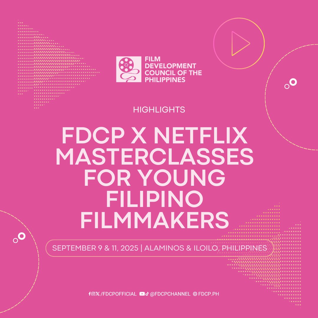 Film - HIGHLIGHTS: FDCP x NETFLIX MASTERCLASSES FOR YOUNG FILIPINO ...