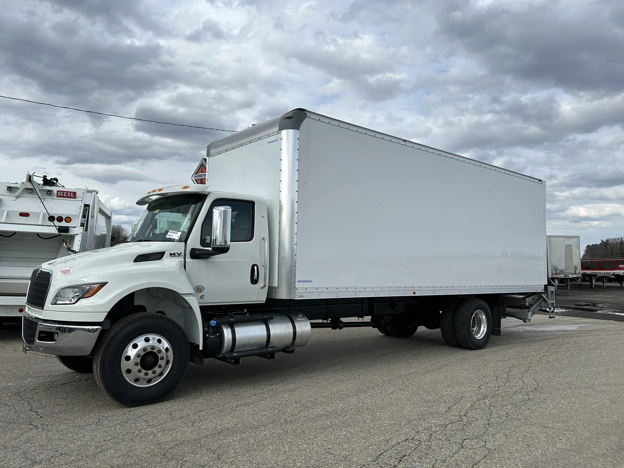 Allegiance - New 2025 International MV Box Truck Cummins B6.7 Engine ...