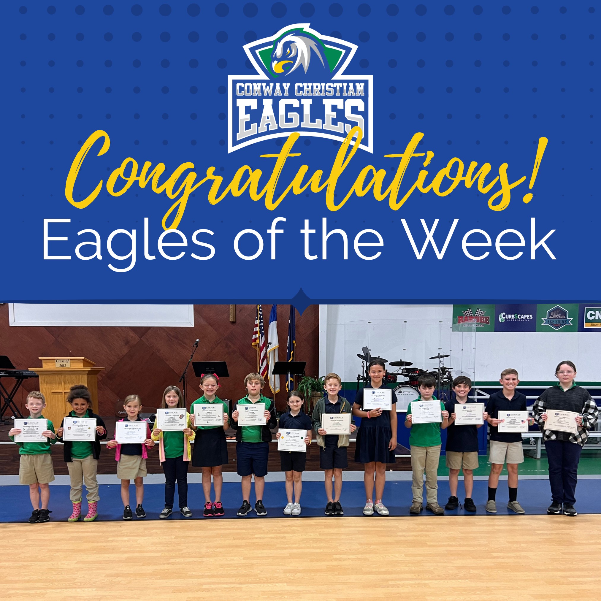 Congratulations to this past... - Conway Christian School
