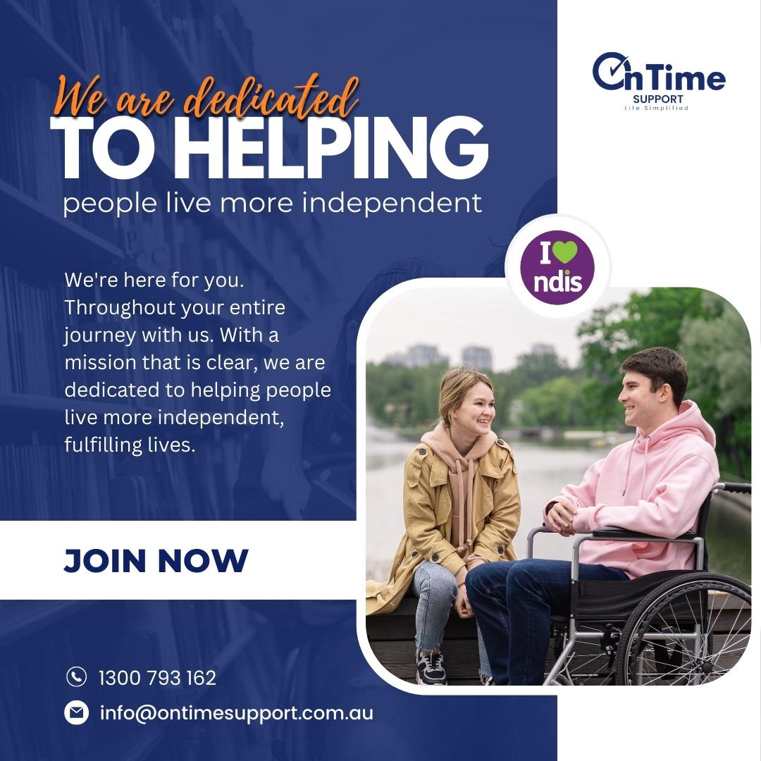 On Time Support | Sunshine NSW