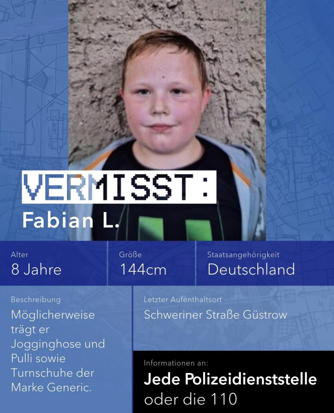 I ♥ Rostock | Vermisst: Fabian (8) aus Güstrow 🚨 | Facebook