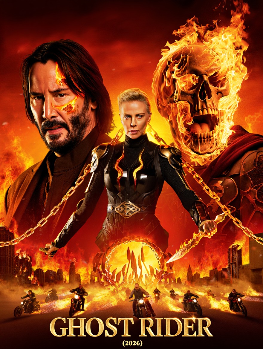 Box - 🔥 Ghost Rider (2026) First Trailer 🔥 ⭐ Starring: Keanu Reeves ...
