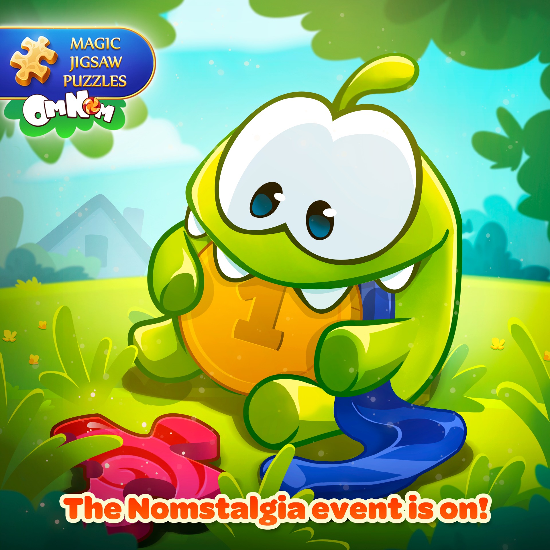 Om Nom decided to sample our game personally! 😋 We can't blame