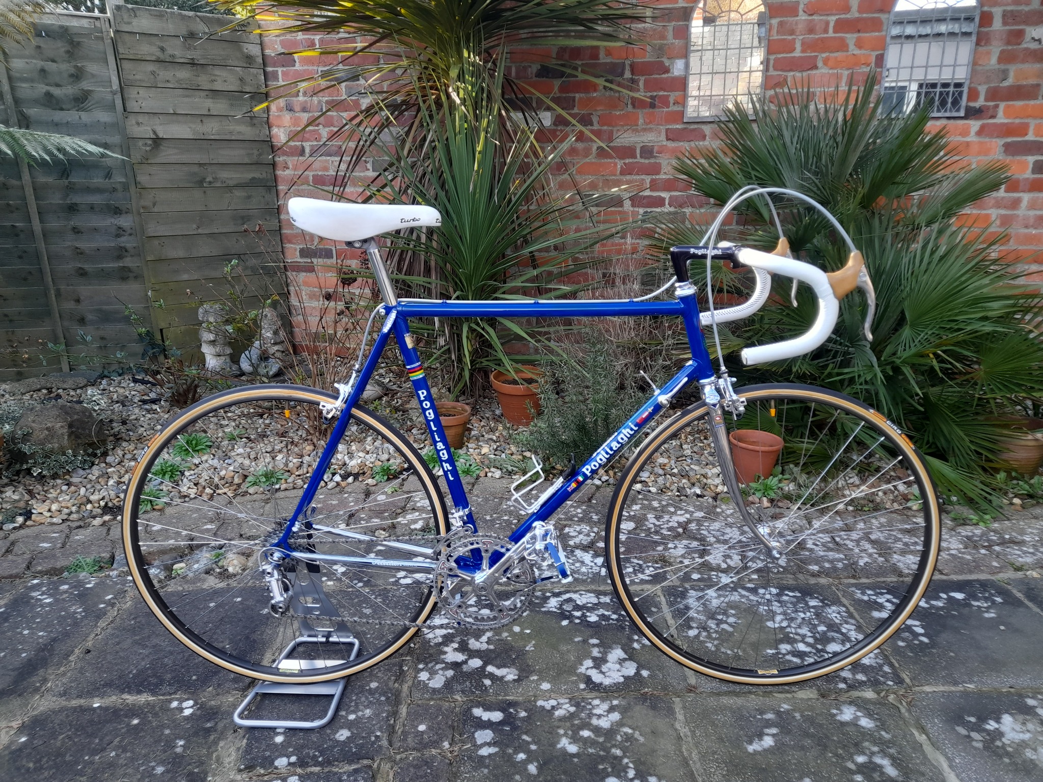 Restored Pogliaghi high-end road bike