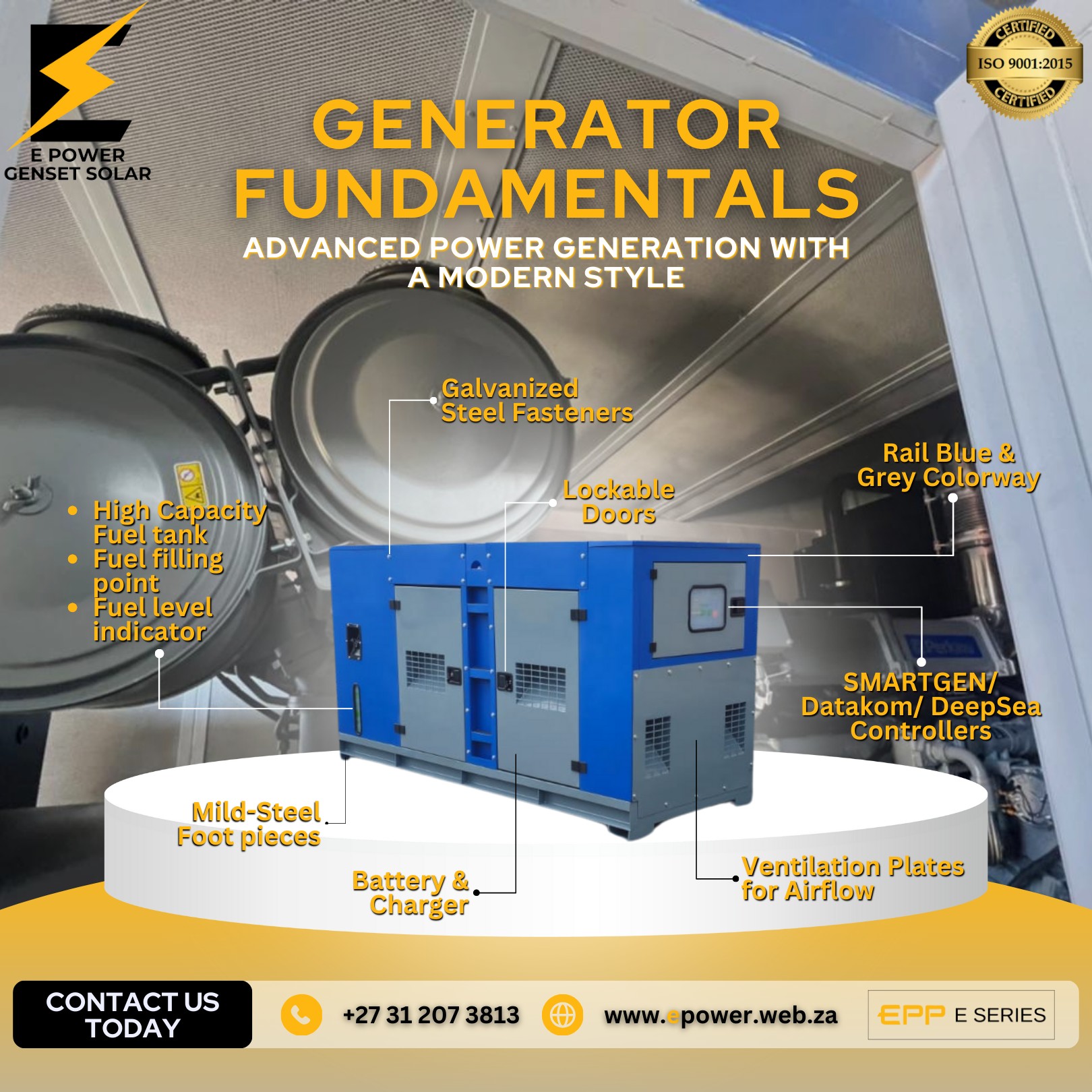 🌟 Advanced Power Generation with a... - E Power Generators | Facebook