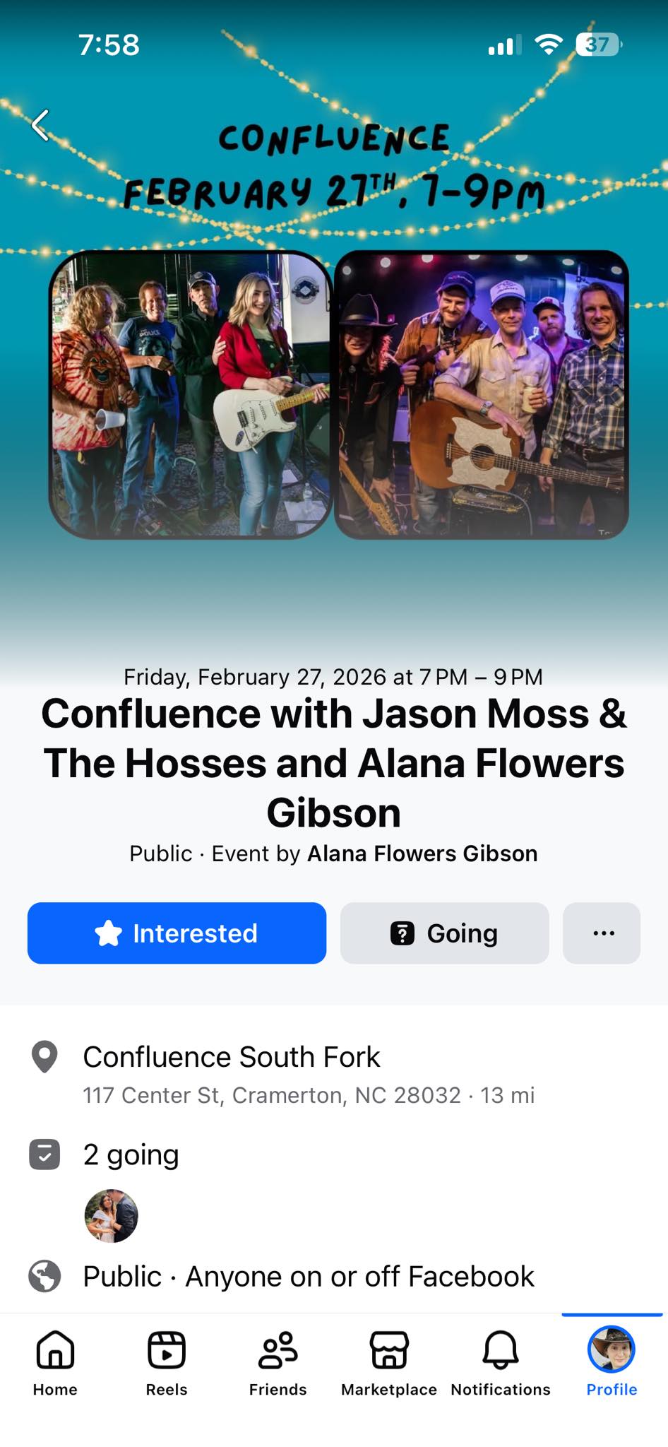 Friday February 27 we open for Alana Flowers Gibson • Artist 7-8
