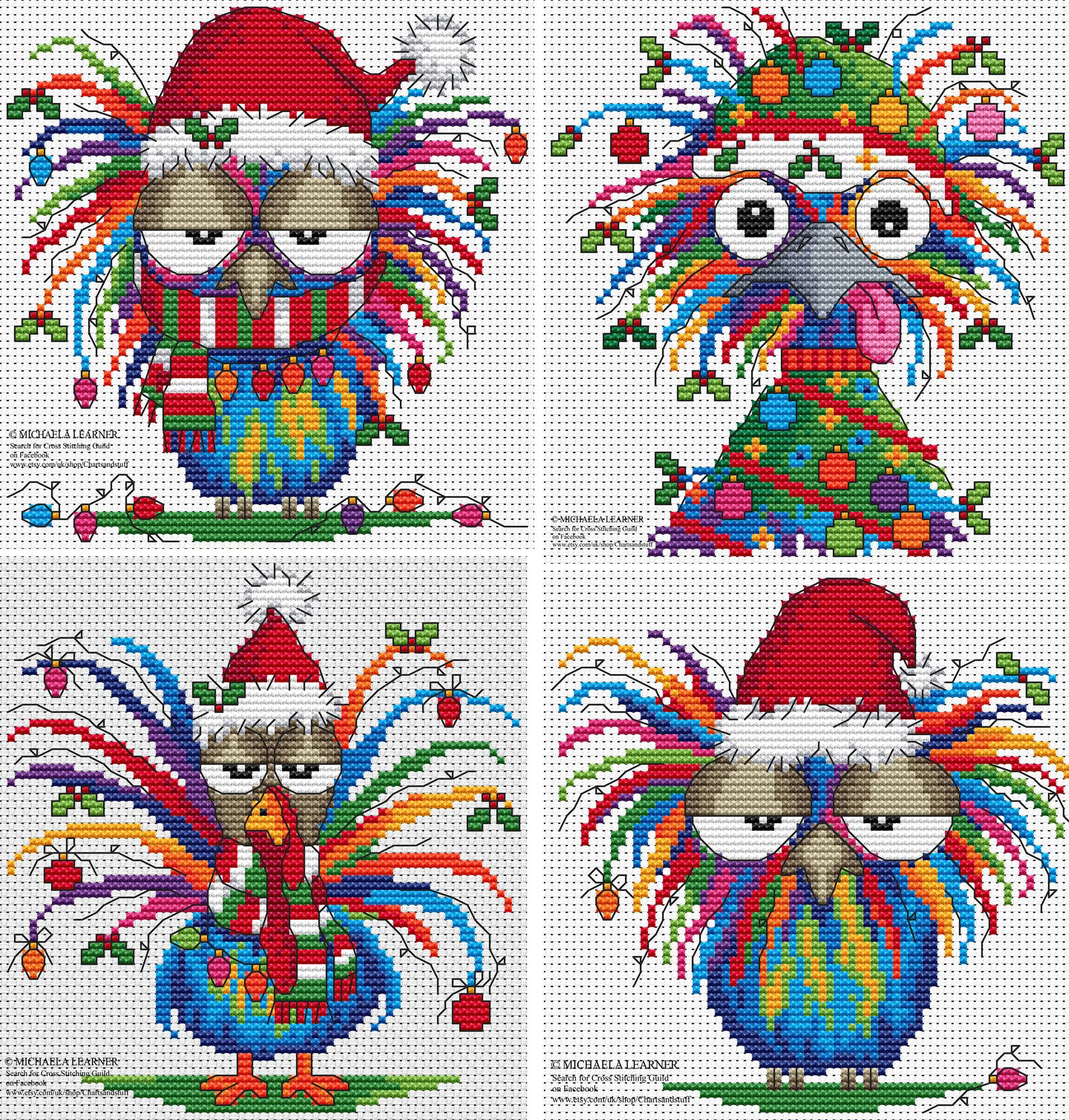 Cross - So here are all four of the new Festive Party Animals! They can ...