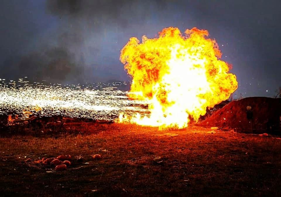 war_wolf_ordnance - 2 shots of our Hellfire incendiary buckshot fired ...