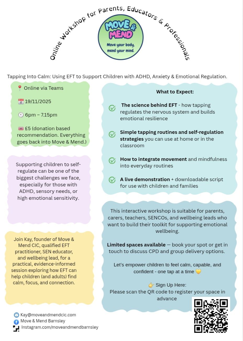 Tapping into Calm: Using EFT to Support Children with ADHD, Anxiety ...
