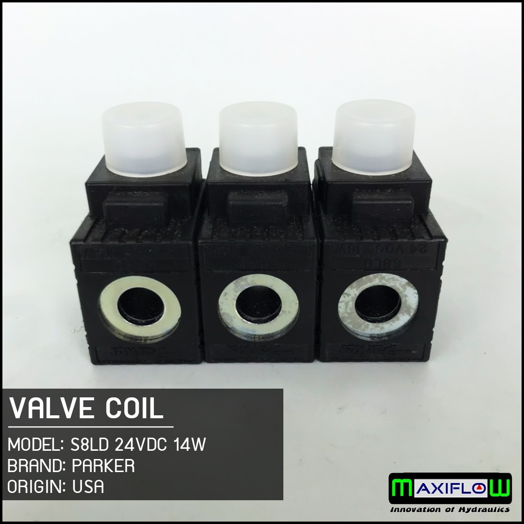 🔥Valve Coil🔥 . Brand: Parker Model: S8LD 24VDC 14W Origin: USA . สินค้า ...