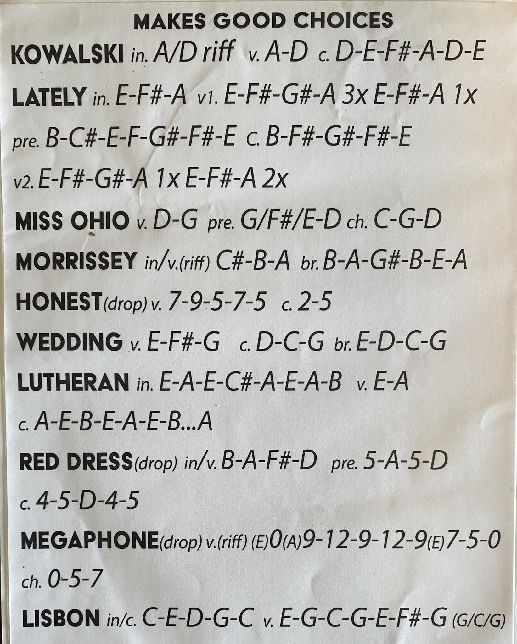The 1984 - Contest: If you ever wanted to cover a song off “Makes Good ...