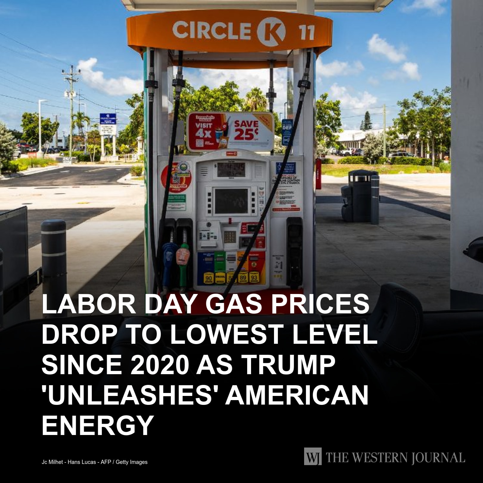 Labor Day Gas Prices Drop to... - Conservative Tribune by WJ | Facebook