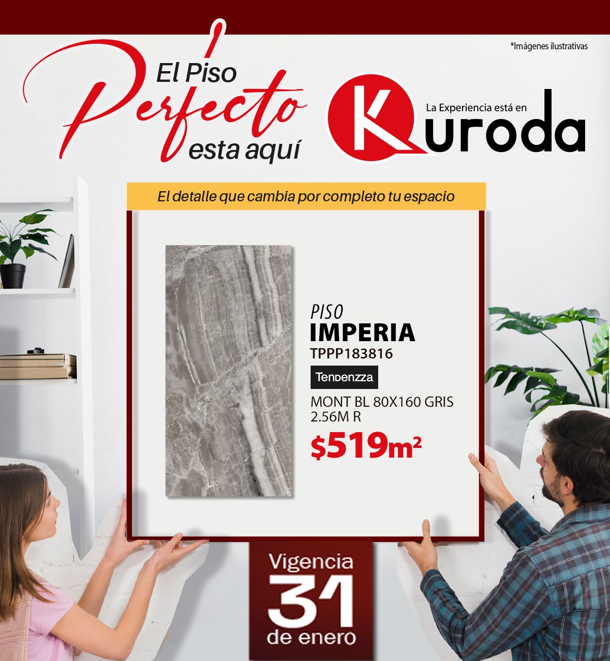 Kuroda - El piso perfecto para tu espacio está aquí Dale un nuevo ...