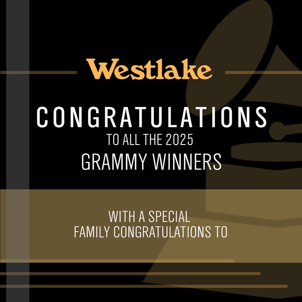 Congratulations to all the 2025 Grammy... - Westlake Studios | Facebook