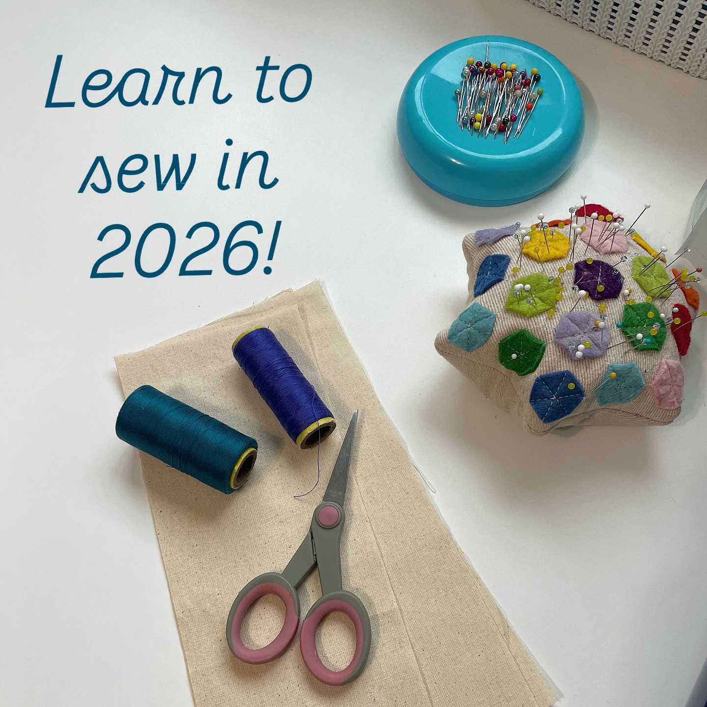 Sewing - 🧵 Is your 2026 goal to learn how to sew? I can help with that ...