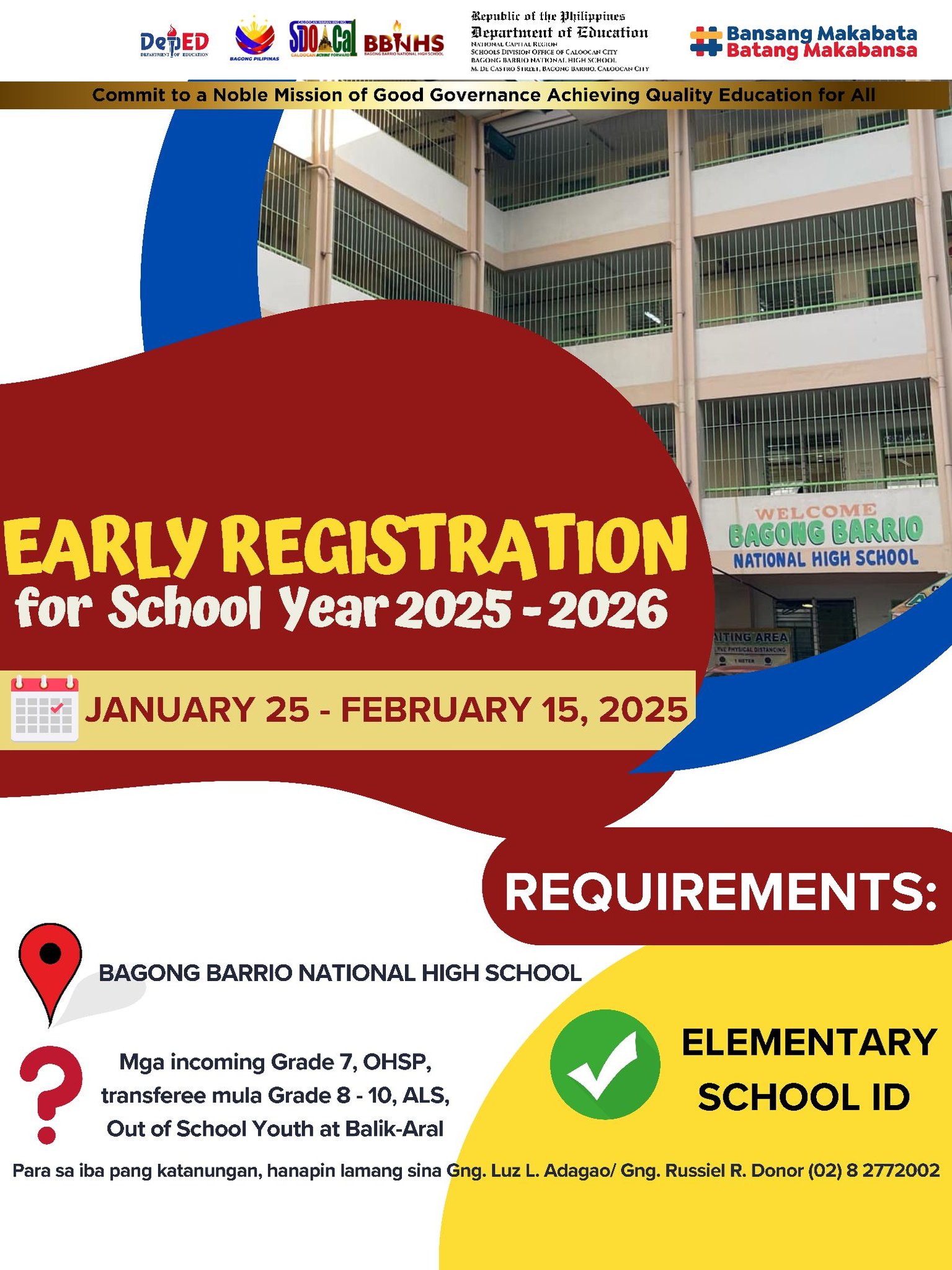 Bagong - Tara na! Magpalista!... Mag Early Registration na! | Facebook