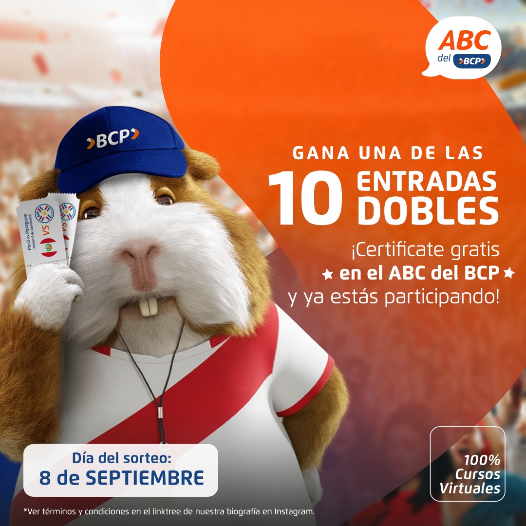 ABC - ¡Vive el Perú vs. Paraguay con el ABC del BCP! 🇵🇪 ⚽ Completa un ...