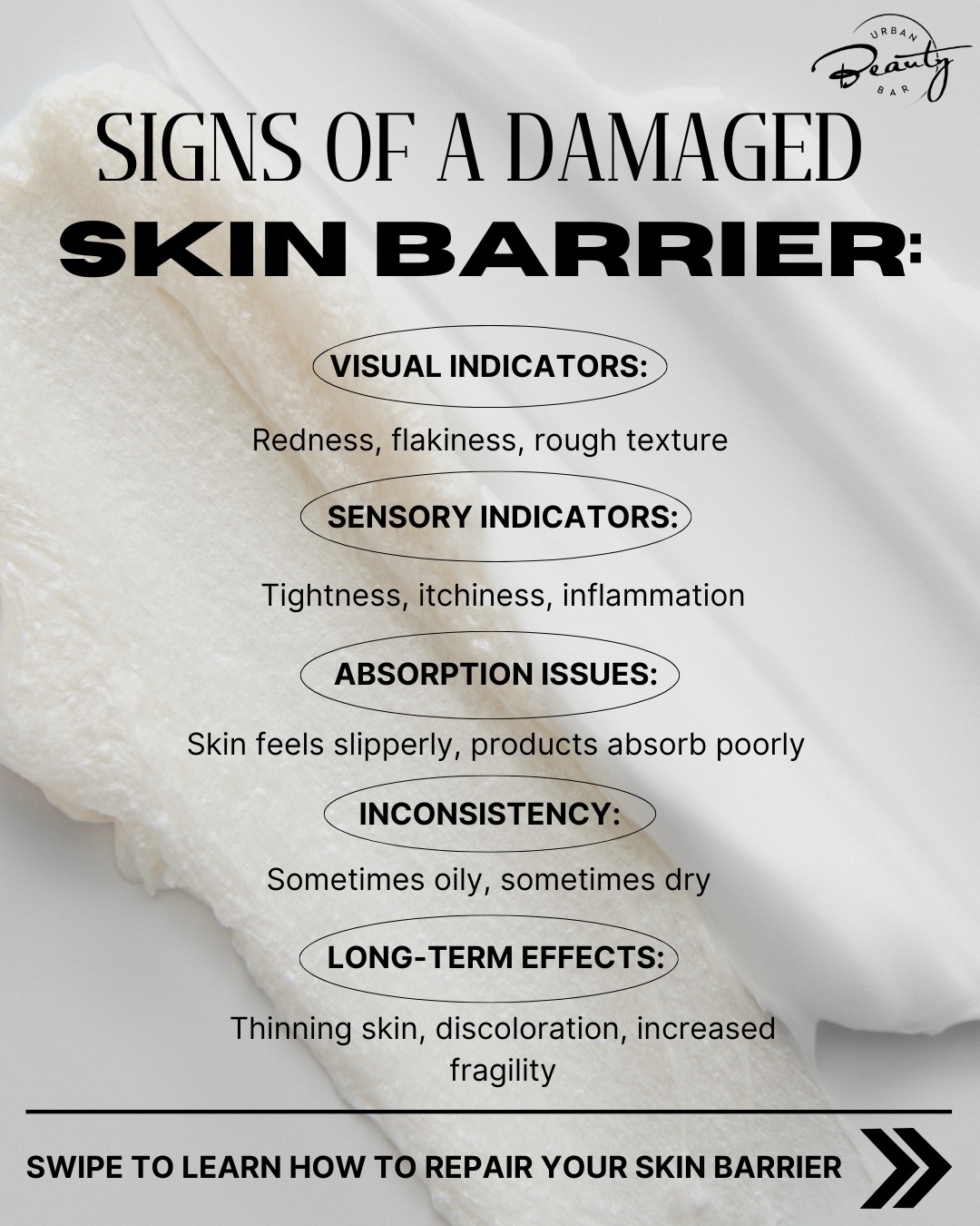 Signs of a Damaged Skin Barrier & How... - Urban Beauty Bar | Facebook