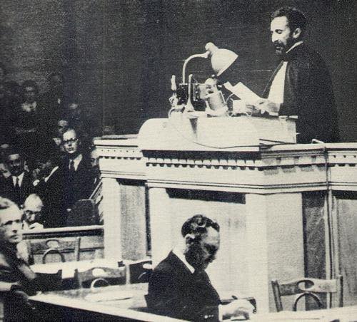 Haile Selassie's 1936 warning to the League of Nations
