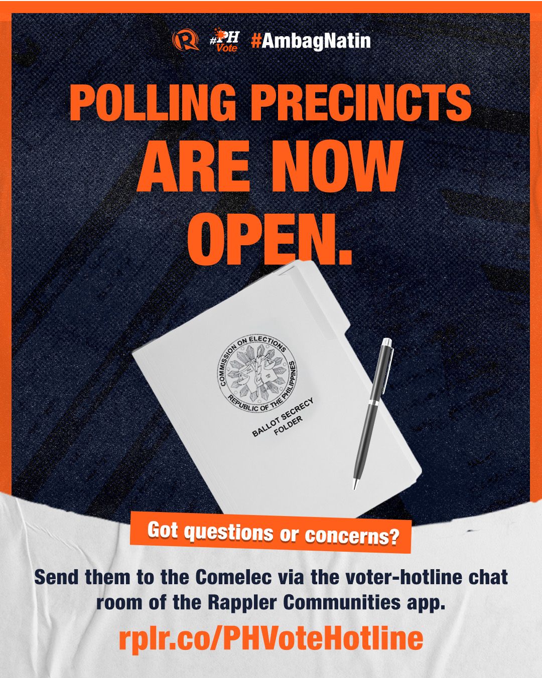 Rappler - BRB, OTW TO VOTE! 🚶🗳️ Polling precincts are... | Facebook